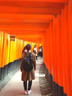 「CLOUDNINE（クラウドナイン）のアイテム（ジャケット/アウター）」を使った、maaaaakiさん（レディース・154cm）の春コーディネート