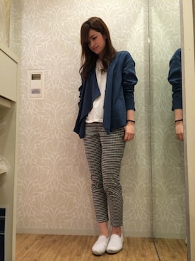 「MAYSON GREY（メイソングレイ）のアイテム」を使った、Rinaさん（レディース・163cm）の春コーディネート