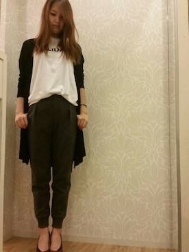 「MAYSON GREY（メイソングレイ）のアイテム」を使った、Rinaさん（レディース・160cm）の秋コーディネート