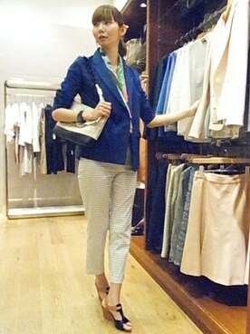 岡田さん（レディース・169cm）の春コーディネート