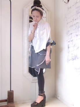 「HISUI（ヒスイ）のアイテム」を使った、staffさん（レディース・158cm）の夏コーディネート