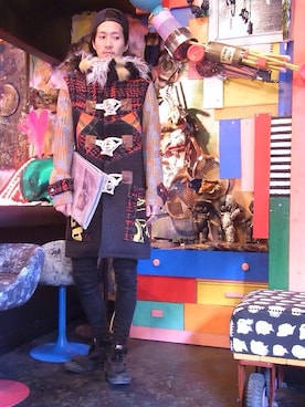 「MACARONIC（マカロニック）のアイテム（ジャケット/アウター）」を使った、staffさん（メンズ・170cm）の秋コーディネート
