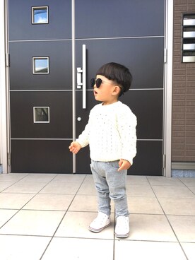 haruru1225さん（キッズ・90cm）の冬コーディネート