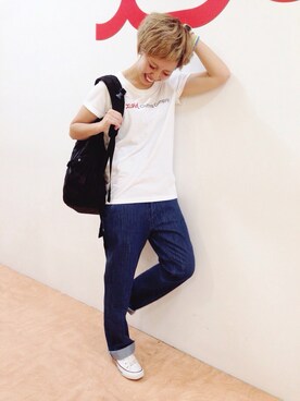 迫田美穂さん（レディース・158cm）の春コーディネート