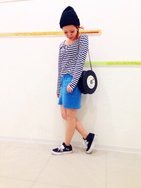 迫田美穂さん(レディース・158cm)の春コーディネート