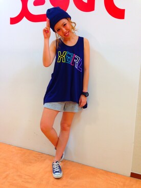 迫田美穂さん（レディース・158cm）の夏コーディネート