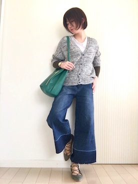 「N.（N. Natural Beauty Basic）（エヌエヌナチュラルビューティーベーシック）のアイテム（その他アウター）」を使った、WMさん（レディース・153cm）の春コーディネート