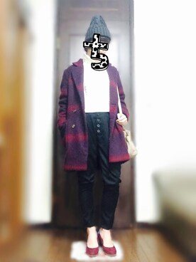 ちくわさん（レディース・161cm）の冬コーディネート
