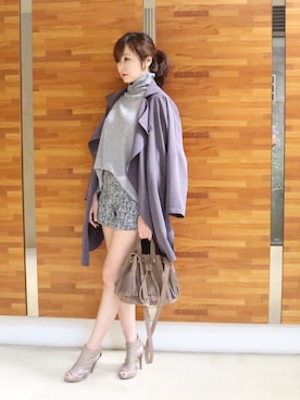 「アイテム（カバーオール）」を使った、circusさん（レディース・165cm・30代）の秋コーディネート