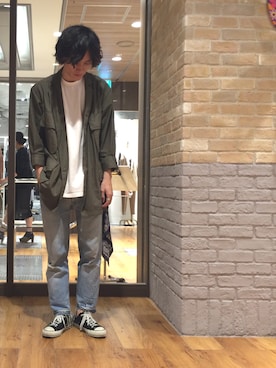 「JULIEN DAVID（ジュリエンデビッド）のアイテム」を使った、r.kobata1204さん（メンズ・182cm）の秋コーディネート