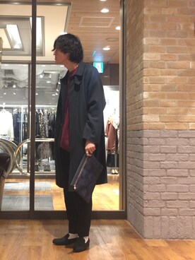 「lideal（リデアル）のアイテム」を使った、r.kobata1204さん（メンズ・182cm）の秋コーディネート