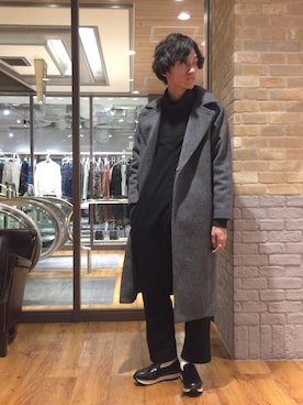 「Lui's（ルイス）のアイテム（サロペット/オーバーオール）」を使った、r.kobata1204さん（メンズ・182cm）の秋コーディネート