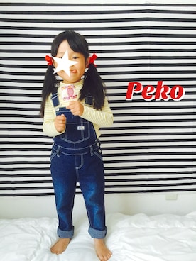 「ハロウィン 仮装」｜「アイテム（オールインワン・サロペット）」を使った、YUMIさん（キッズ・100cm）の秋コーディネート