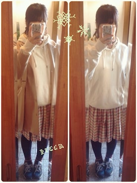「chambre de charme（シャンブルドゥシャーム）のアイテム（その他アウター）」を使った、piccaさん（レディース・165cm）の秋コーディネート