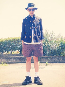 高橋 柊さん（メンズ・172cm）の夏コーディネート