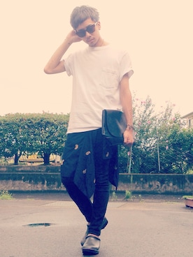 高橋 柊さん（メンズ・172cm）の夏コーディネート