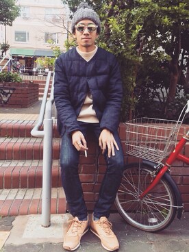 高橋 柊さん（メンズ・172cm）の冬コーディネート