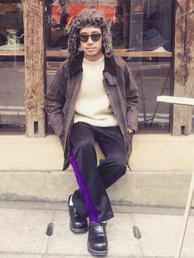 高橋 柊さん（メンズ・172cm）の冬コーディネート