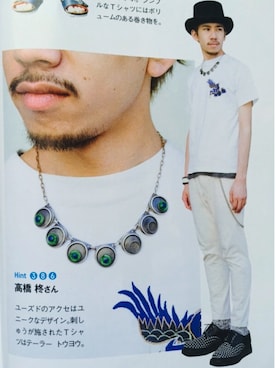 「テーラー東洋」｜「アイテム（財布/小物）」を使った、高橋 柊さん（メンズ・172cm）の夏コーディネート