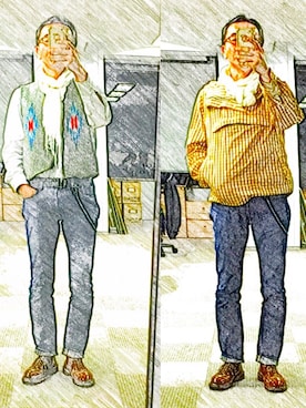 「Steven Alan（スティーブンアラン）のアイテム（その他アウター）」を使った、SOTAさん（メンズ・176cm）の春コーディネート