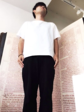 「semoh（セモー）のアイテム（トップス）」を使った、OTさん（メンズ・177cm）の夏コーディネート