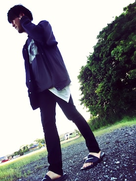 「O　-（オー）のアイテム」を使った、OTさん（メンズ・177cm）の春コーディネート