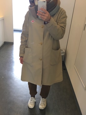 「アイテム（ステンカラーコート）」を使った、さやちゃんさん（レディース・148cm・10代）の冬コーディネート