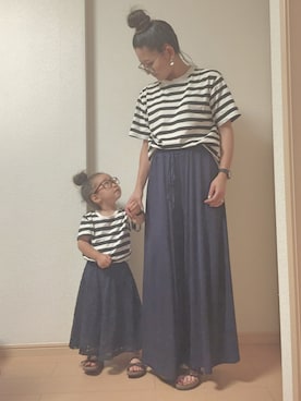 「サンサンサンさわやかサンダル祭」｜COCOさん（キッズ・90cm）の夏コーディネート