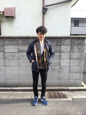 「アイテム（その他アウター）」を使った、yoshi hikoさん（メンズ・170cm・20代）の冬コーディネート