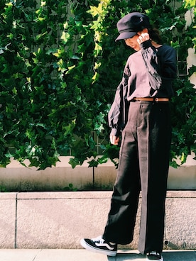 「SHEL’TTER（シェルター）のアイテム（アクセサリー）」を使った、Sawakoさん（レディース・157cm）の秋コーディネート
