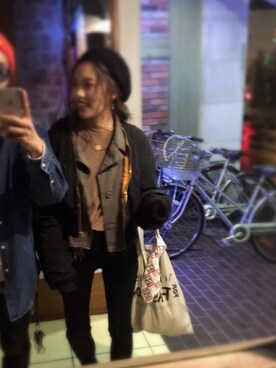 「Have a good time（ハバグッタイム）のアイテム（財布/小物）」を使った、shiho♡さん（レディース・161cm）の秋コーディネート