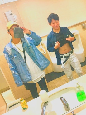 「寒かった」｜「アイテム（ジャケット/アウター）」を使った、はじめのいっぽさん（メンズ・165cm）の秋コーディネート