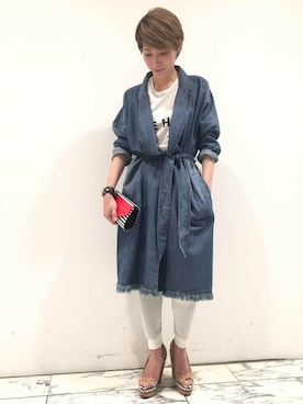 「スゥエットパンツ」｜TheDayztokyoさん（レディース・163cm）の春コーディネート