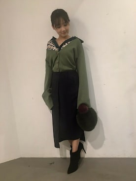 「柄シャツ」｜TheDayztokyoさん（レディース・150cm）の秋コーディネート