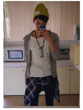 おこめさん（メンズ・170cm）の春コーディネート