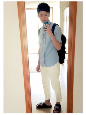 おこめさん（メンズ・170cm）の夏コーディネート