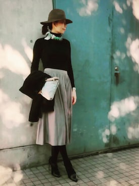 「フレンチカジュアル」｜M...◡̈⃝❤︎さん（レディース・163cm）の冬コーディネート