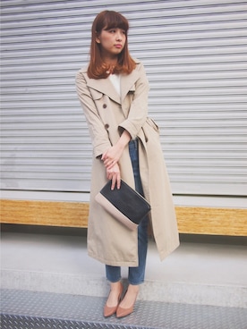 「rous（ラス）のアイテム（ジャケット/アウター）」を使った、MARIKOさん（レディース・168cm）の冬コーディネート