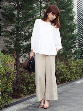 「rous（ラス）のアイテム（帽子）」を使った、MARIKOさん（レディース・168cm）の冬コーディネート