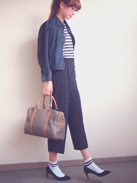 「Lost dessau（ロストデッサウ）のアイテム」を使った、MARIKOさん（レディース・168cm）の春コーディネート