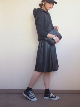 「Another Edition（アナザーエディション）のアイテム（アクセサリー）」を使った、MARIKOさん（レディース・168cm）の秋コーディネート