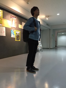 「ユナイテッドアローズ」｜「アイテム（ブルゾン）」を使った、TOBIUO CHILDRENさん（メンズ・169cm）の秋コーディネート