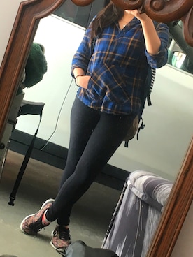 「ATMOSPHERE（アトモスフィア）のアイテム」を使った、ななさん（レディース・157cm）の秋コーディネート