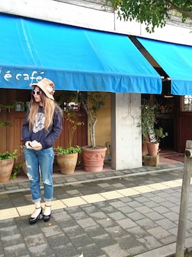 「CREA（クレア）のアイテム」を使った、annaさん（レディース・153cm）の秋コーディネート