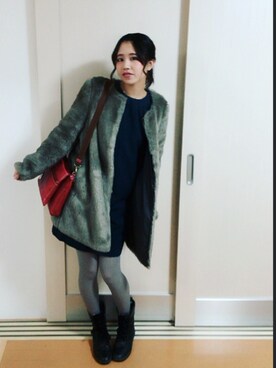 Sioriさん(レディース・165cm)の冬コーディネート
