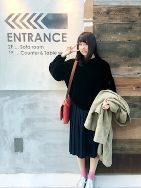 Sioriさん（レディース・164cm）の冬コーディネート