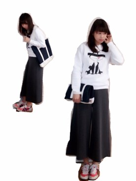 「CATCOPY」｜Sioriさん（レディース・164cm）の冬コーディネート
