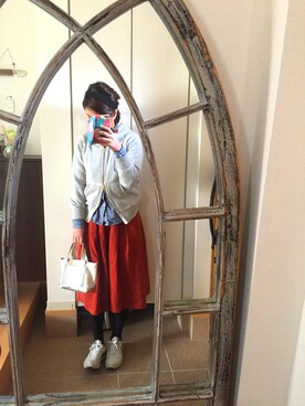 u_pyonさん（レディース・156cm）の春コーディネート