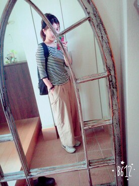 u_pyonさん（レディース・156cm）の春コーディネート