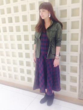 「AS KNOW AS」｜「アイテム（ジャケット/アウター）」を使った、asamiさん（レディース・168cm）の秋コーディネート